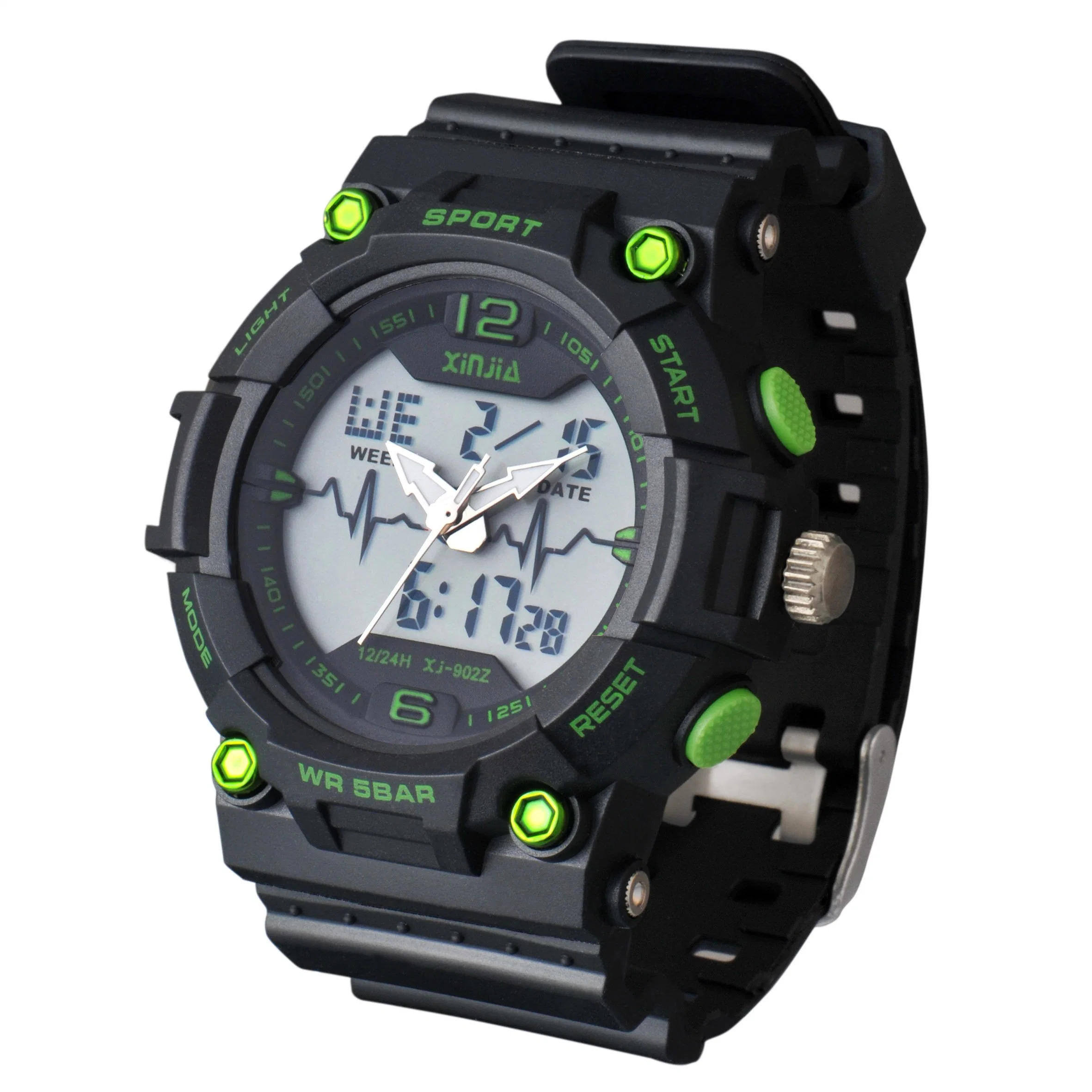 2022 New Model Plastic Digit Analogue Watch for Men