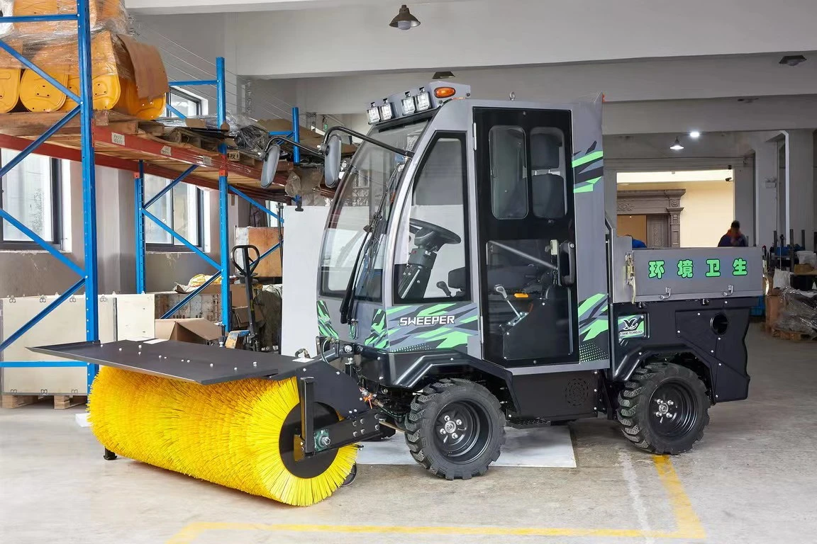 Quatre roues motrices de la conduite du tracteur de la machine la soufflante à neige Neige Sweeper