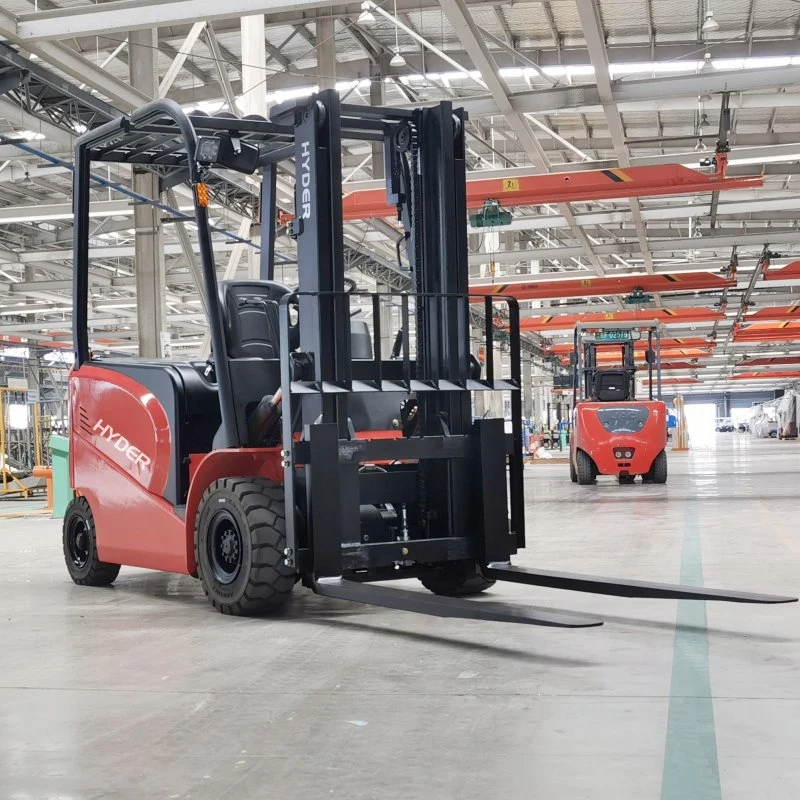 Más populares 3tons 3000kgs contrapeso eléctrico Forklift para la venta con Cambio lateral