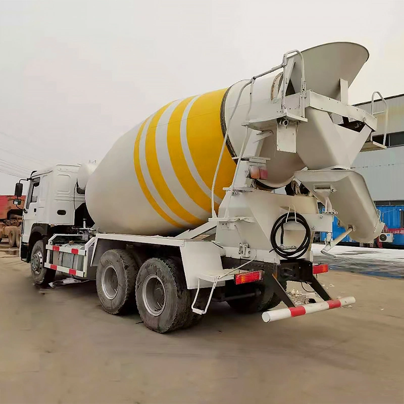 6*4 Model 10 Cubic Meters Used 371HP Concrete Mixer Truck Price