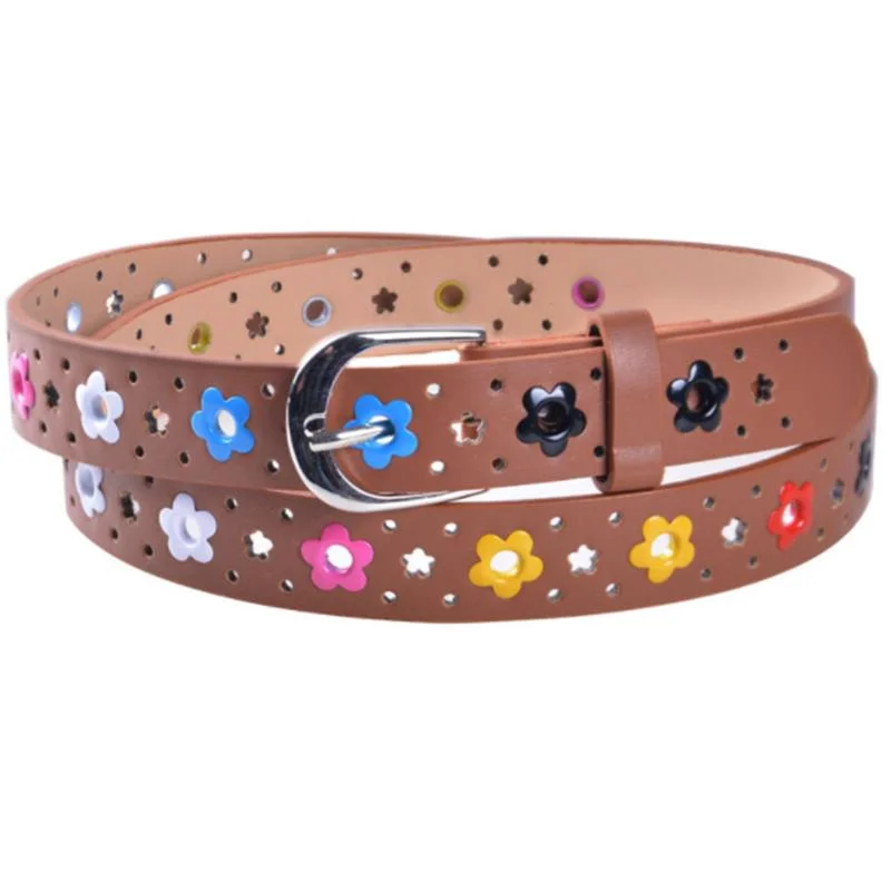 Custom Design Fashion Colorful PU Children Belt