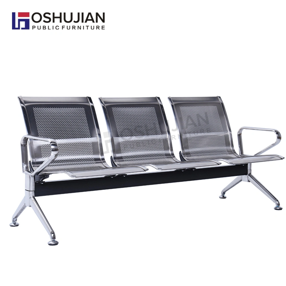 Wholesale Stainless Steel Airport Row Chair Terminal Seating Airport Modern Chair Wholesale Row Chair Bench Airport Waiting Chair