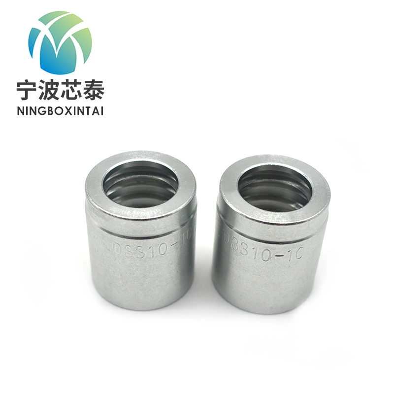 Hydraulic Ferrule for SAE100 R1/R2/1sn/2sn/One Wire/Two Wire Hose 03310 Ferrule for R12 4-Spiral Hose