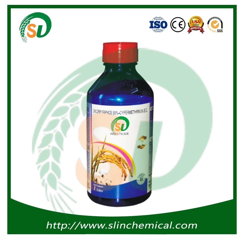 Mistura eficaz Inseto Pesticidas Killer Clorpirifos+ Cipermetrina 55%CE