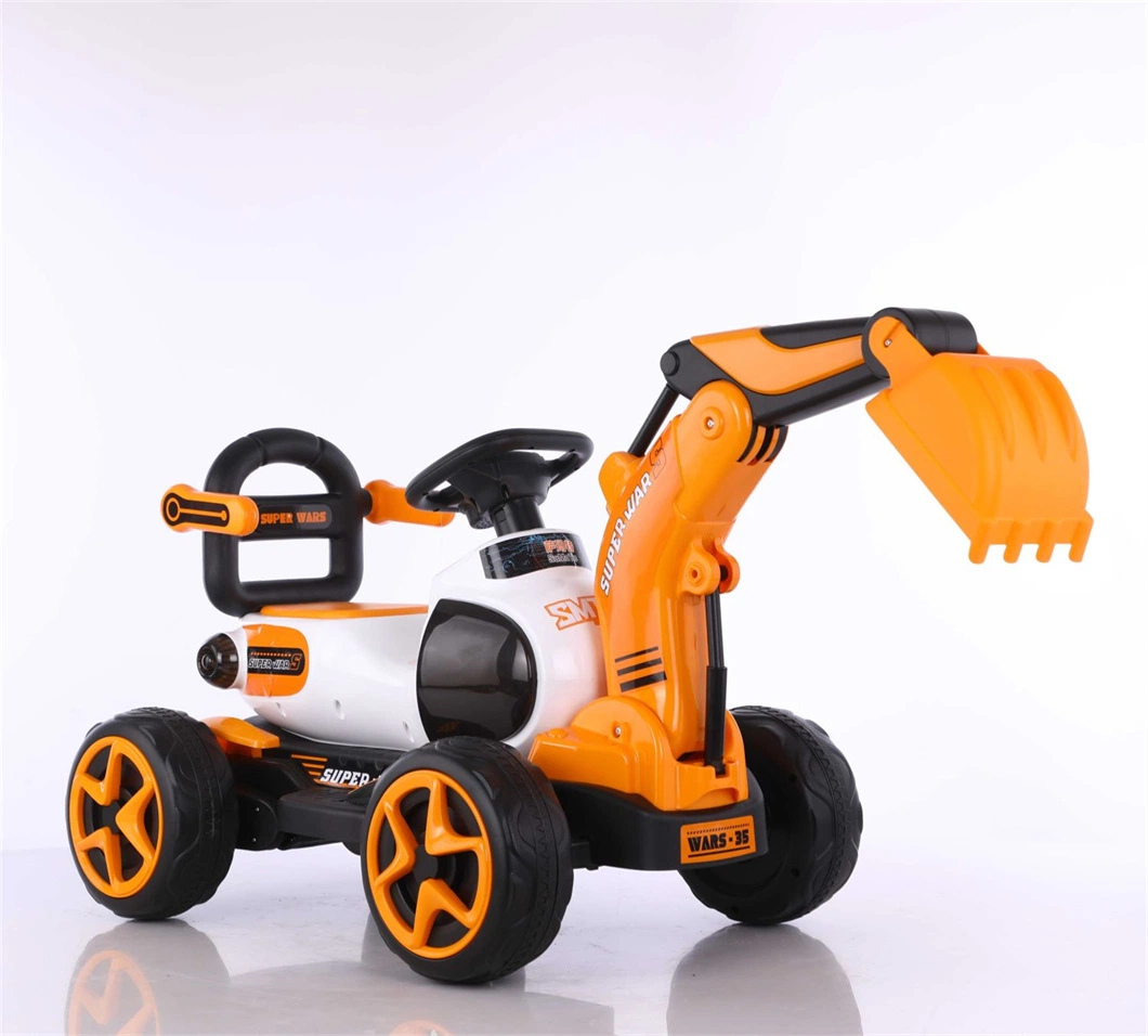 Excavator Style Toy Car Children Toy Children Electrical Ride on Car