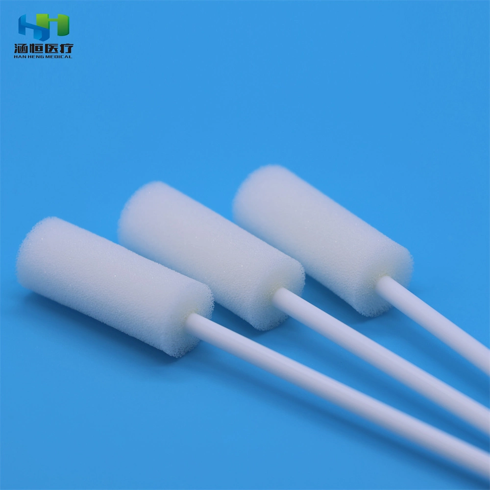 Disposable Sterilized Oral Care Swab Foam Oral Cleaning Swab Medical Sponge Stick Factory Directly Sell