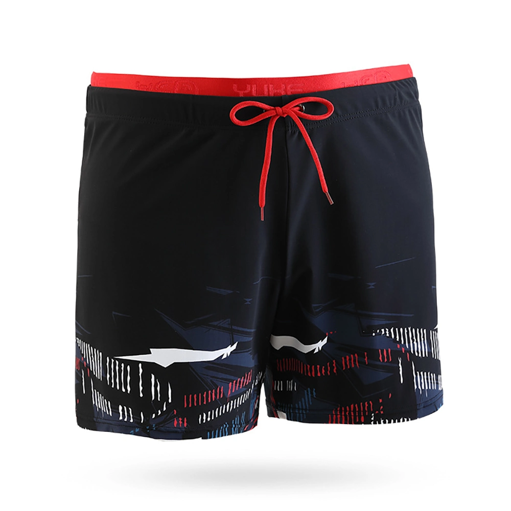 Les lignes de réseau de natation Hommes" S Boxer Shorts Quick-Drying Anti-Embarrassing lâche Hot Spring men' s de natation Surf Vacances sportives Shorts Pantalons de sport Vêtements