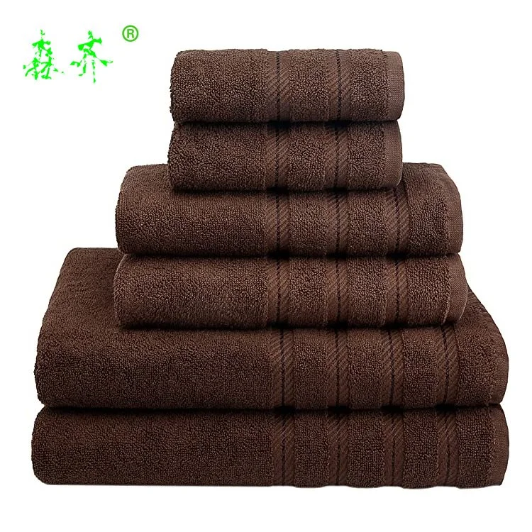 500g High Absorbent Soft 3 Pieces Long Staple Cotton Towel Bath Towel Set