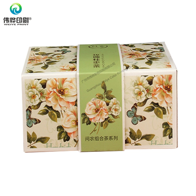 Custom Colorful Design Paper Printing Tea Packaging Box