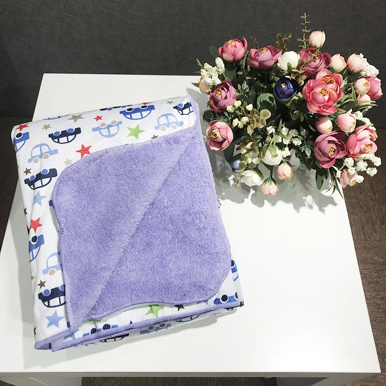 La Chine Fabricant tissu Minky Couverture Bébé ensemble cadeau de sécurité pour la vente