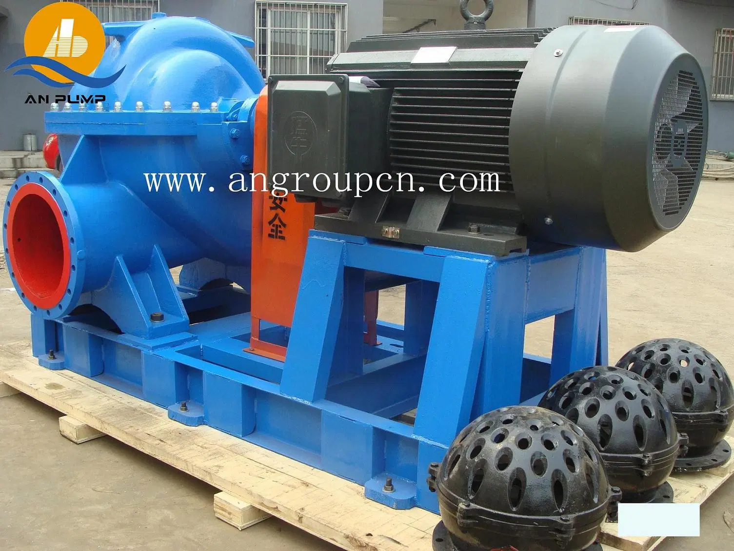 QS Large Single Stage Double Suction Split Volute Casing Centrifugal Pump