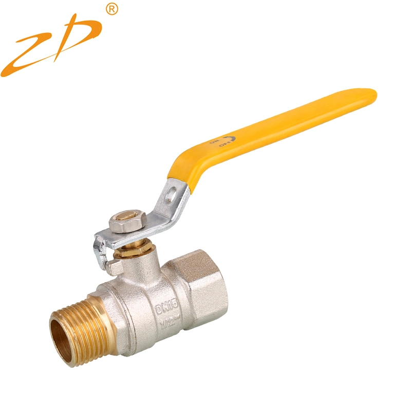 Wholesale/Supplier 1/2 Mini Gas Pipe Fittings Brass Ball Valve Long Handle Ball Valve