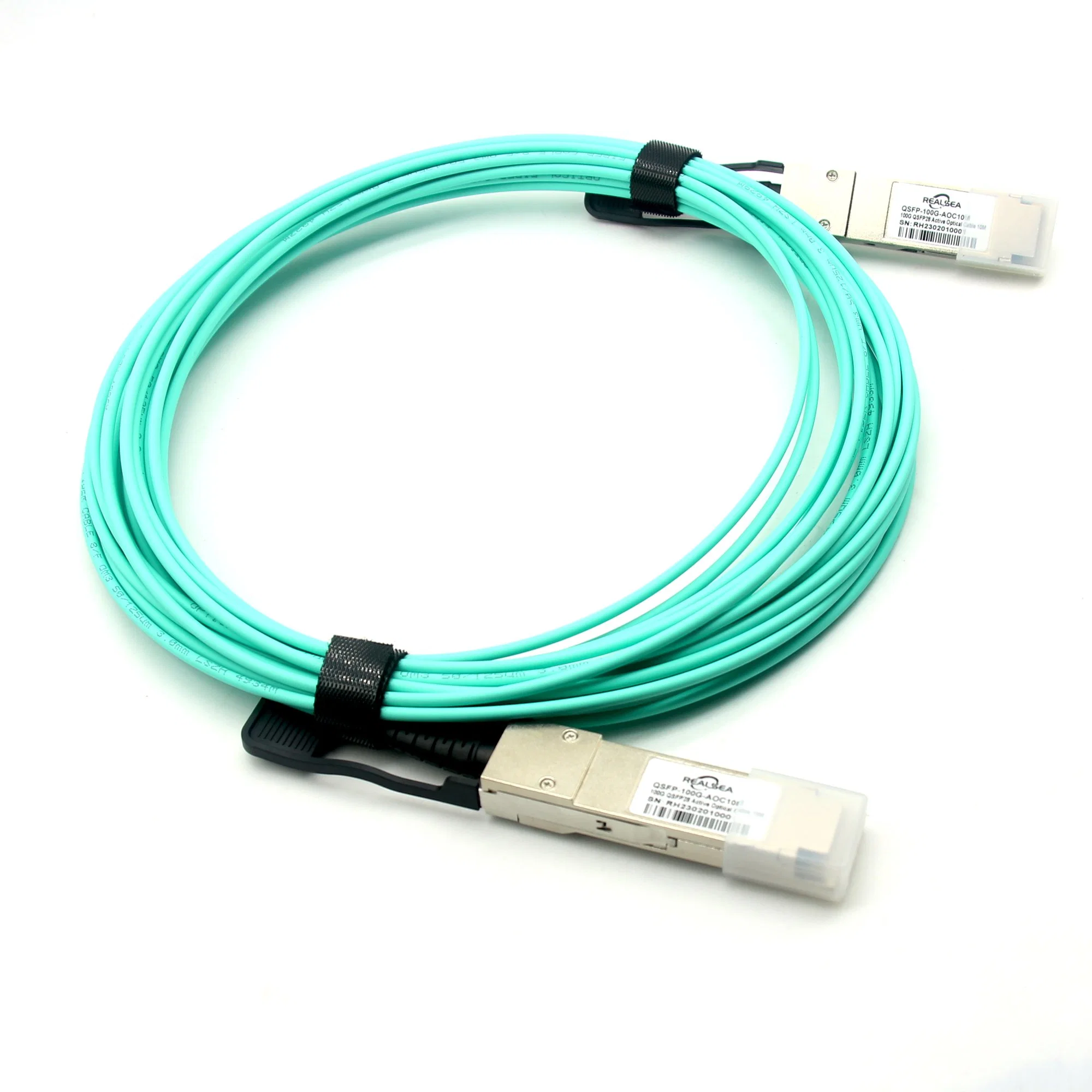 100g Aoc Optical Active Qsfp28 to Qsfp28 Ethernet Cable