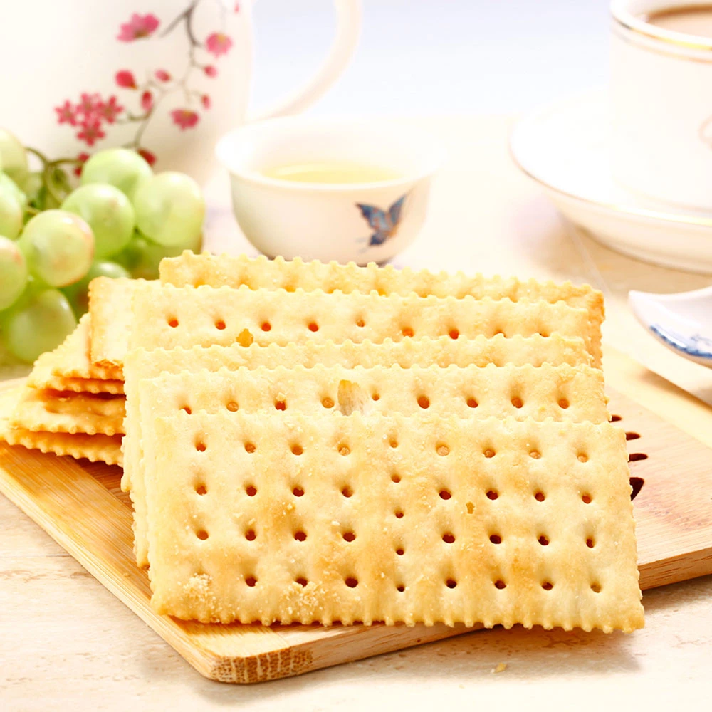 Salada de alimentos saludables galletas de soda Saltine Snack crackers en stock