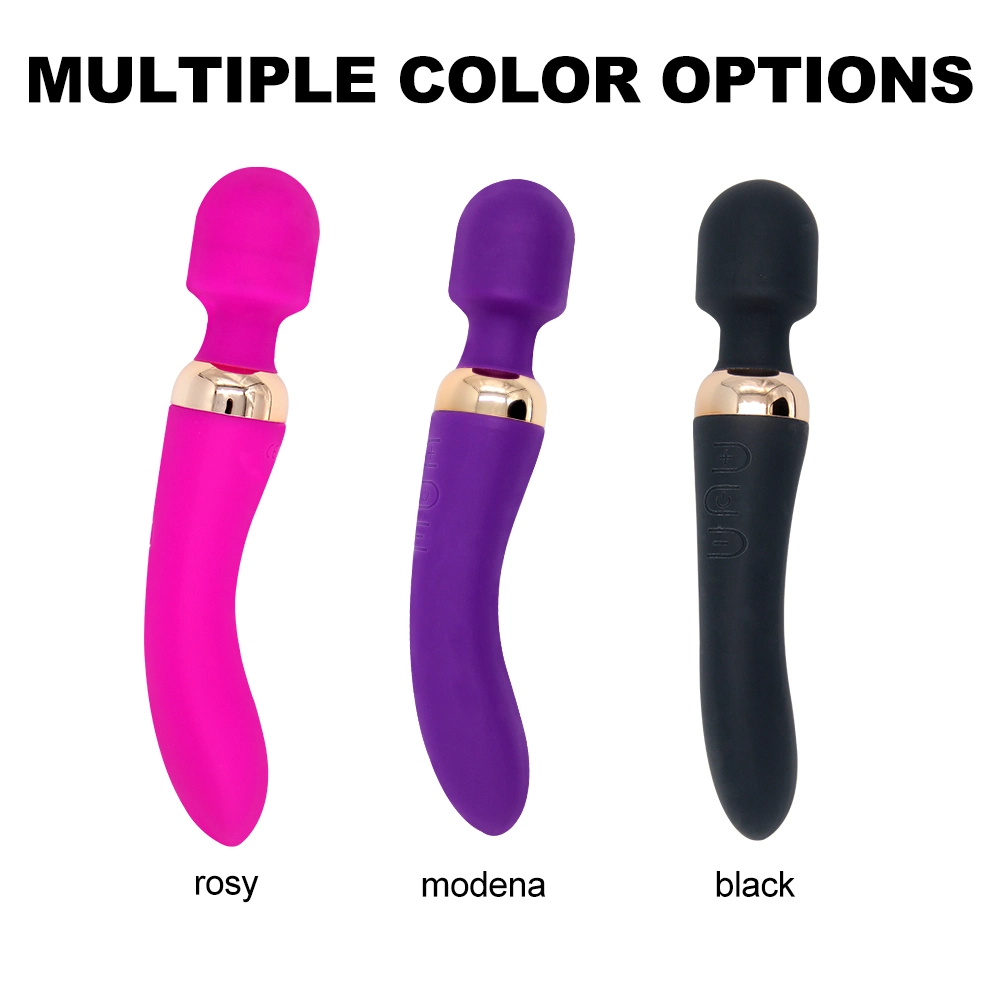 12 Speed Electric Handheld Wand Massager, Silicone Waterproof Double Motor Wand Vibrator Sex Toys for Women Couples