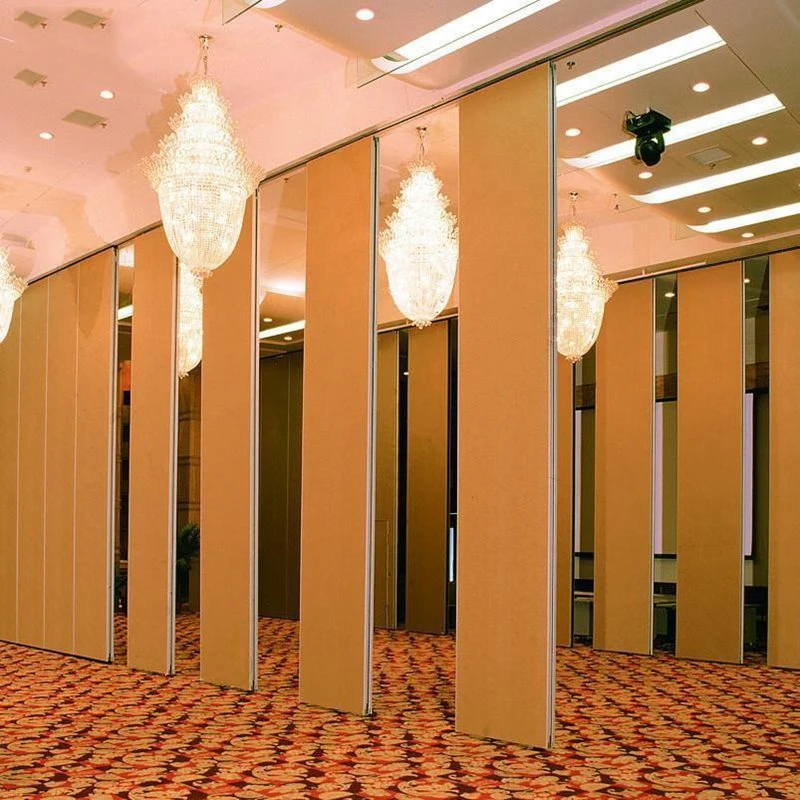 Banquet Hall Operable Demountable Modern Aluminum Door Partition Profile