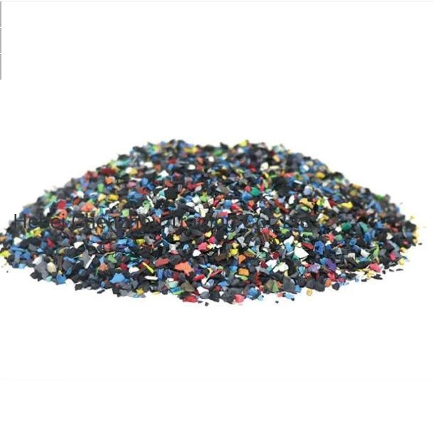 Factory High quality/High cost performance 1-3mm/2-4mm Non-Toxic EPDM Rubber Granules for Playground EPDM Colorful Granu