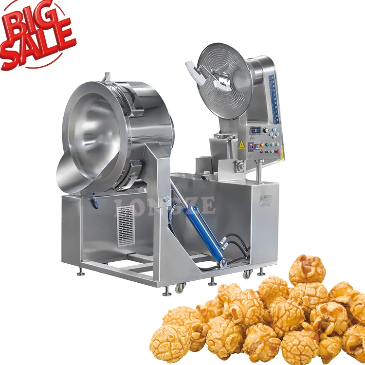 Une grande capacité industrielle pop-corn au caramel automatique Making Machine pour la vente