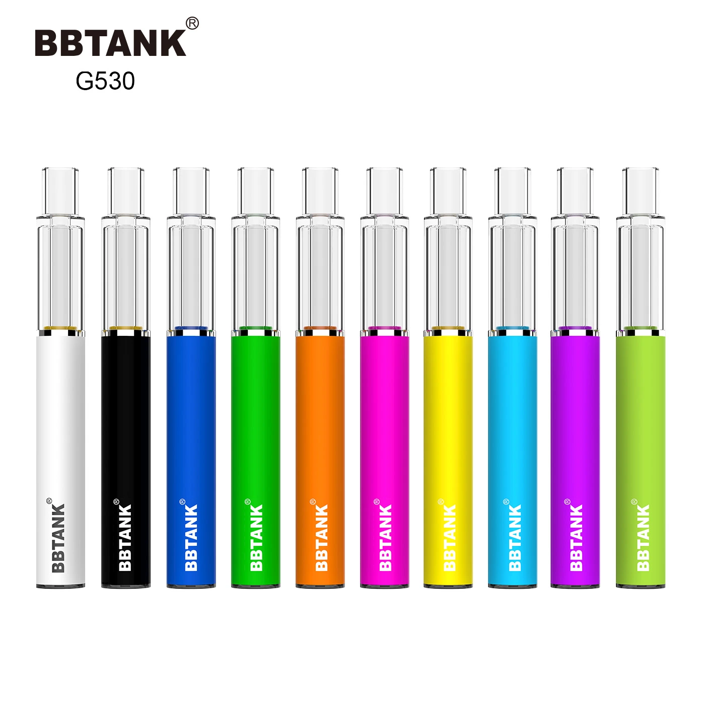 Vacío desechable VAPE 1ml Bbtank G530 Ceramic VAPE Pen VAPE Batería