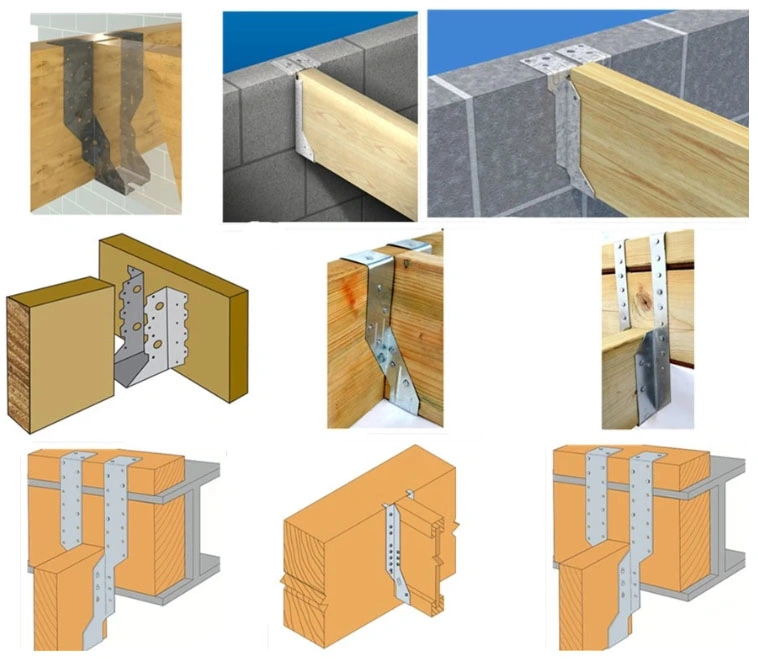 Custom Metal Stamping Wood Bracket Hangers Timber Connector