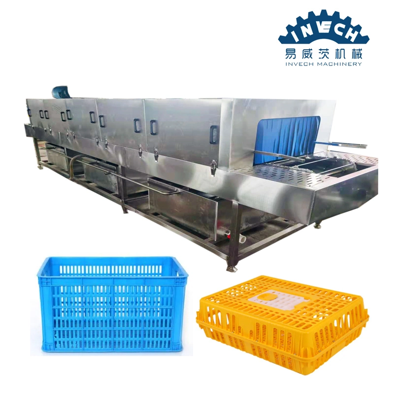 Food Crates Washer Plastic Basket Cleaning Machine