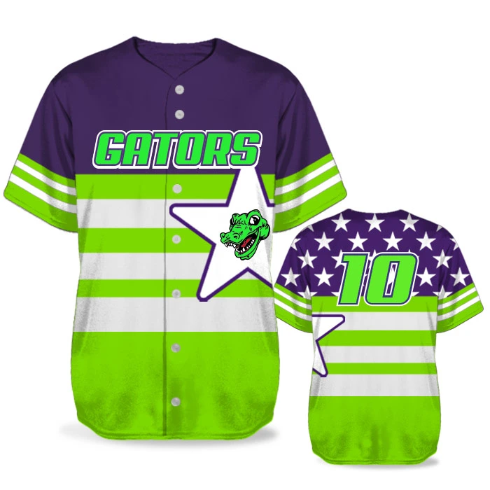 Two Button Softball Jersey Wholesale/Supplier Two Button Baseball Jersey Men Custom Baseball Jersey for Team League