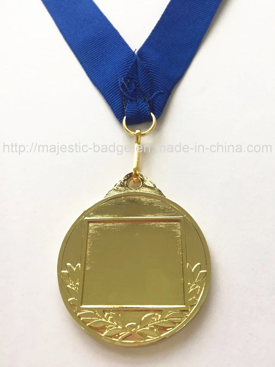 Customized Gold Plating Zinc Die Cast Metal Award Medallion