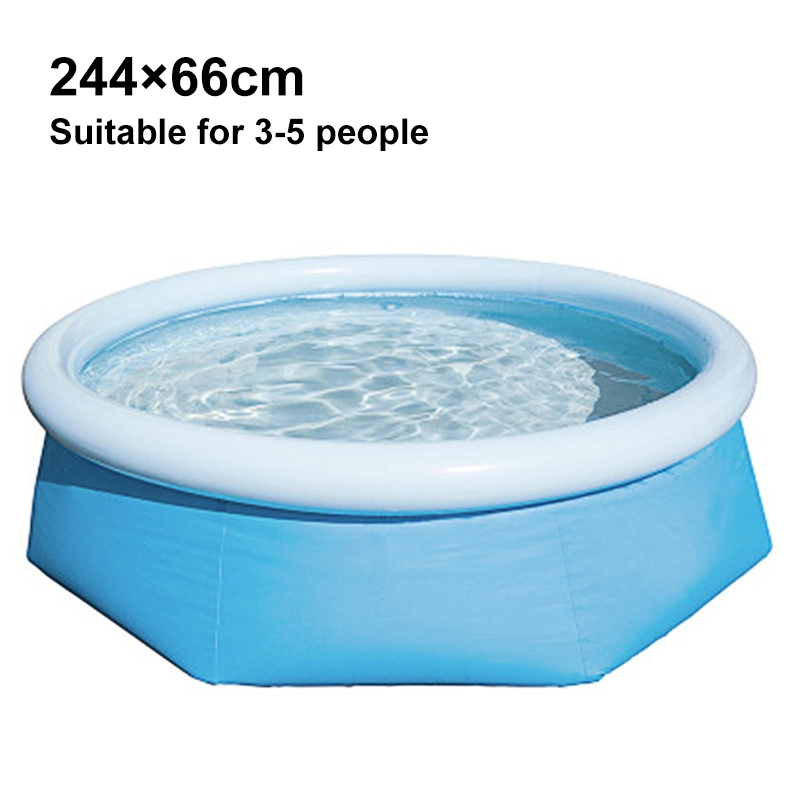 Adulte rectangulaire extérieure PVC Piscine gonflable piscine gonflable de plein air de famille