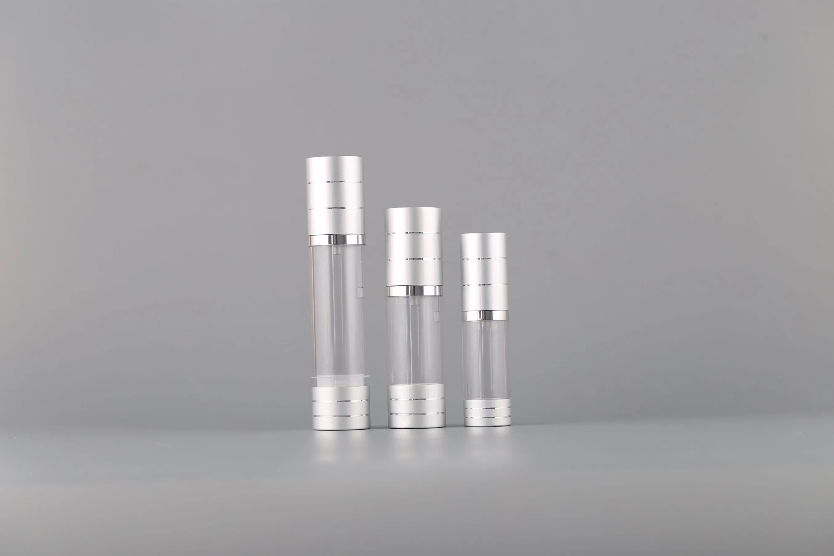 Airless Flaschen Silber Farbe Lotion Flasche Hautpflege Produkt für Kosmetik