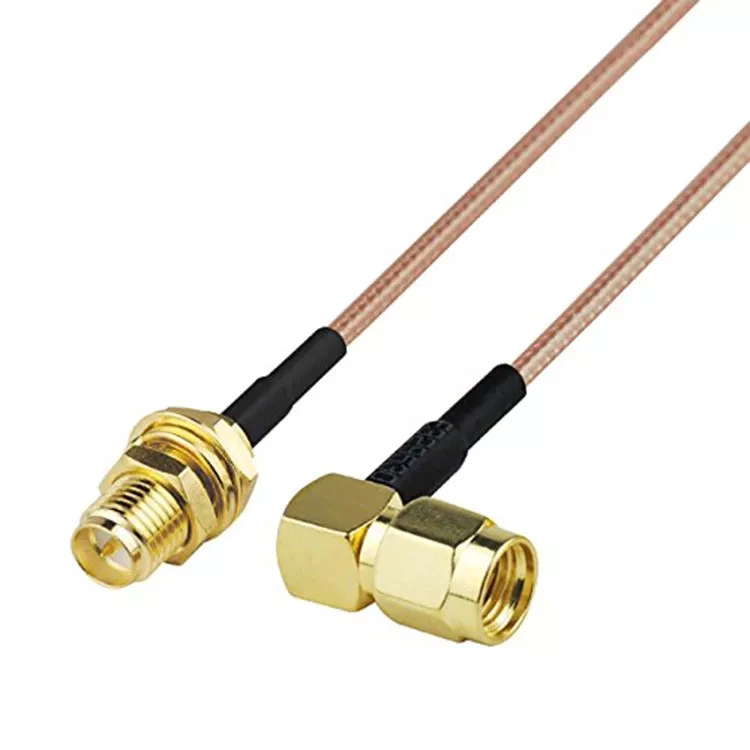 Topwave RF DC-6GHz Antenna Cable with SMA Male to SMA Female RF Coaxial Jumper Cable Widely Used for Telecommunication Systems