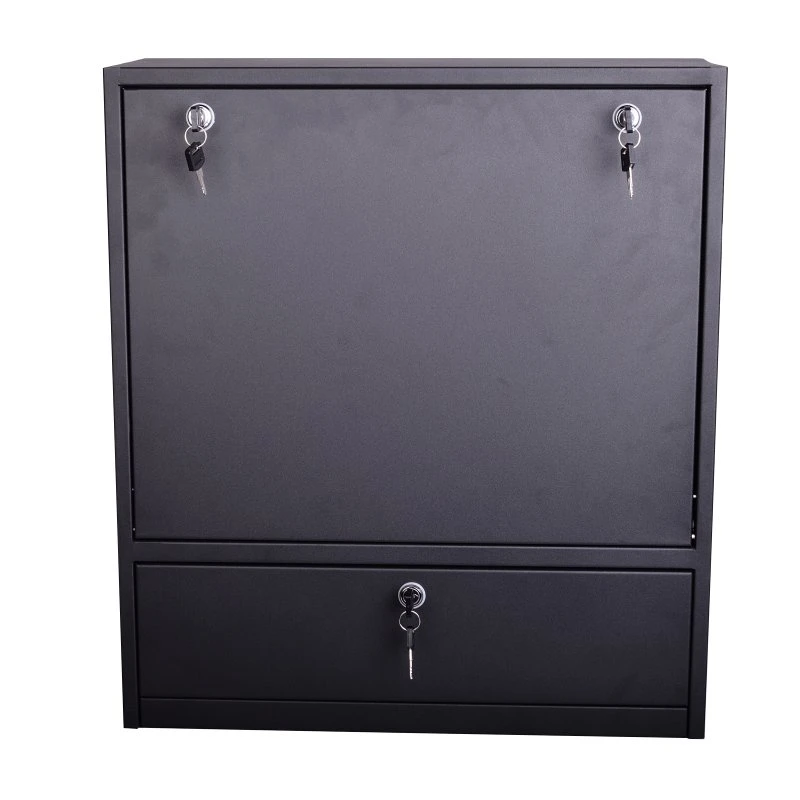 High quality/High cost performance  24inch*24inch*6inch Heavy Duty 16 Gauge Steel DVR NVR Lockbox with Cooling Fan