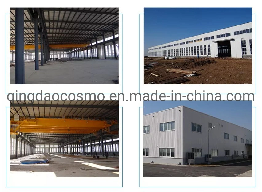 Bajo coste de alta calidad Estructura de acero prefabricados para la construcción de almacén de Construcción de metal Industrial Cobertizo con precio de fábrica China