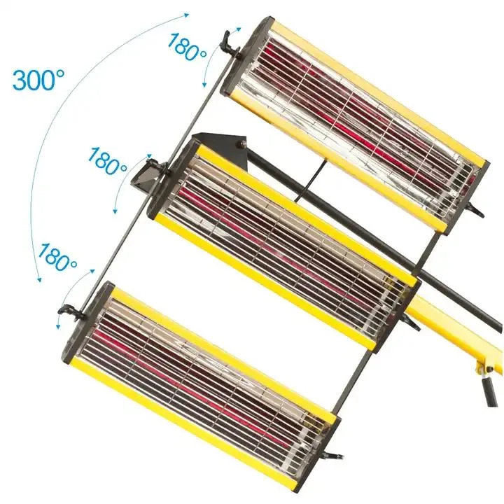 Luz de cozedura LED de pintura de automóvel Mage a curar lâmpadas de infravermelhos