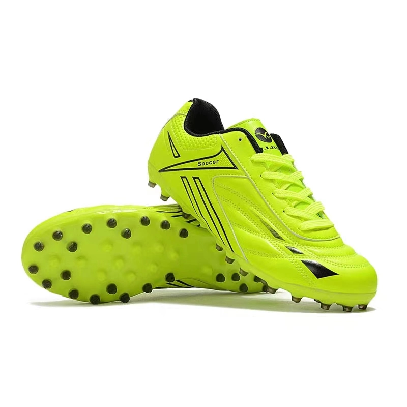 High quality/High cost performance Leather Upper Soccer Shoes Indoor Outdoor Football Shoes