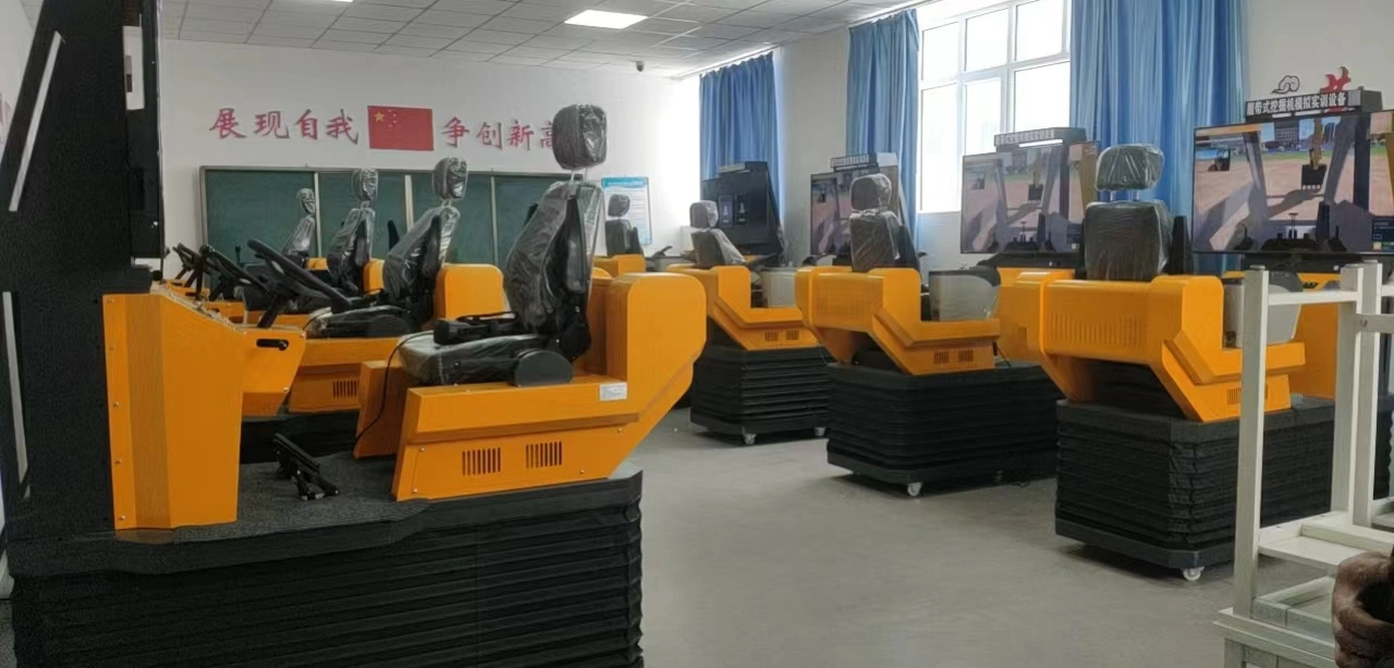 Cheap Chinese Forklift Truck Training and Testing Simulator with 3 Dof