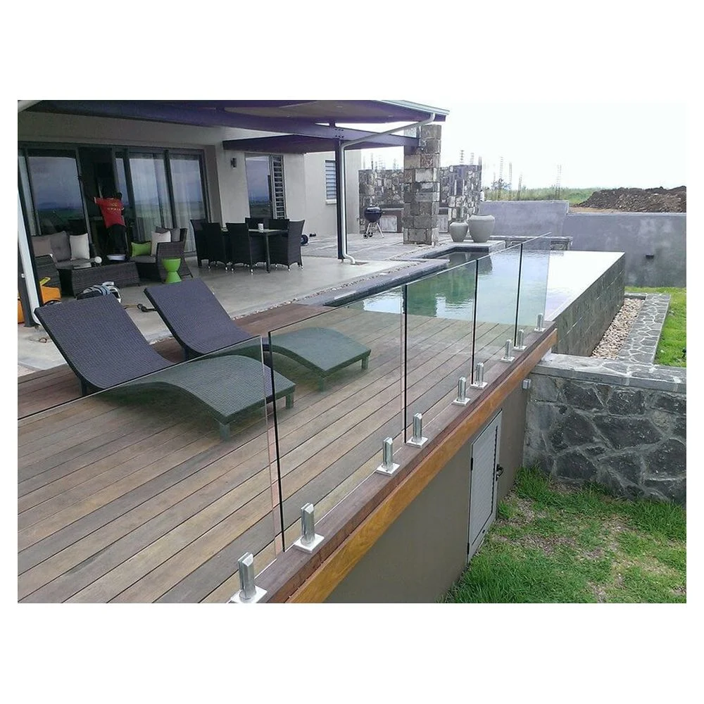 Factory Price Spigot Glass Railing 304/316 Stainless Steel Glass Spigot Railing for Glass Balustrade Railing Pool Fencing