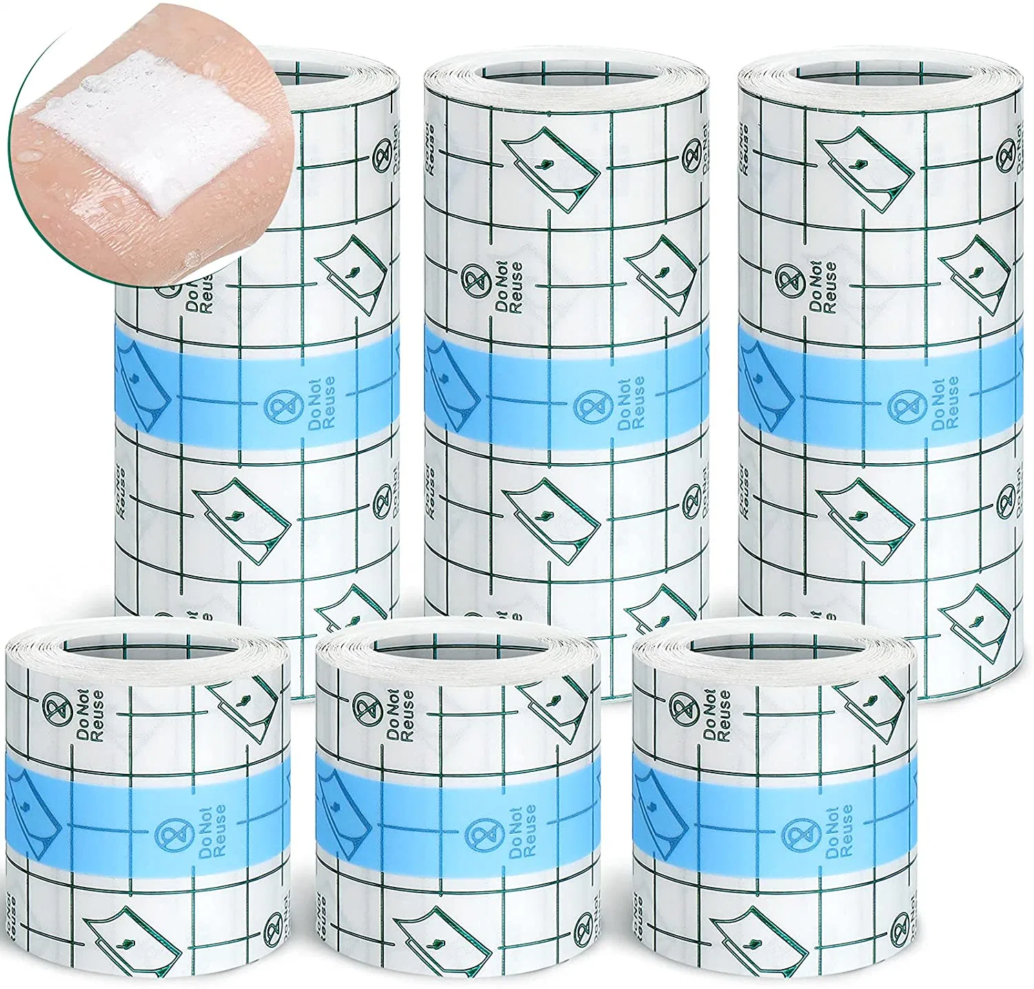 CE ISO Adhesive Barrier Transparent Film Aftercare Product for Initial Healing Tattoo Supplies