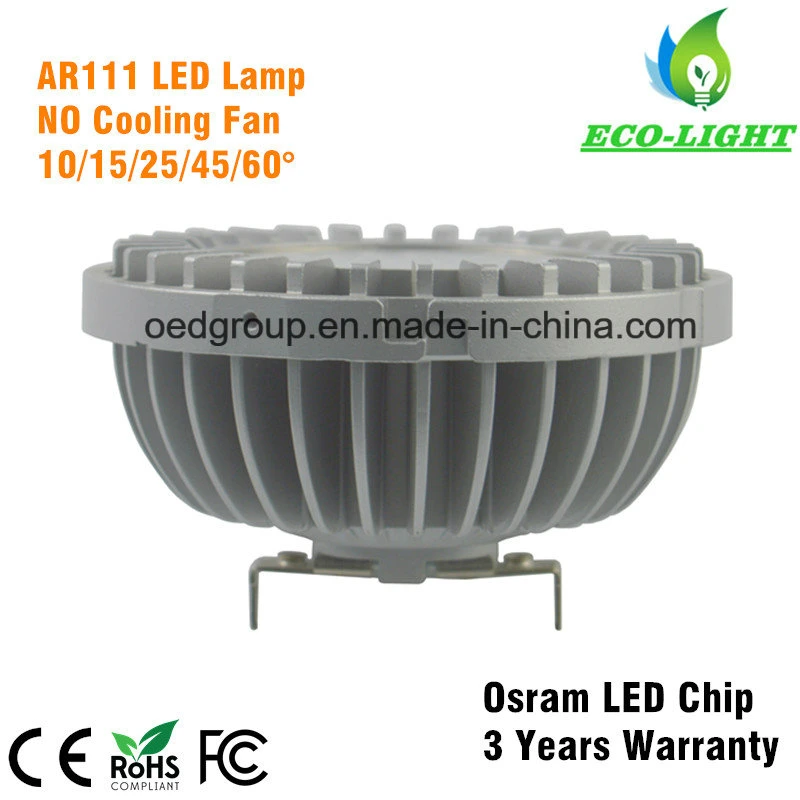 AR111 GU10 LED regulable AR111 AR111 Aparejo Downlight LED AR111 G53