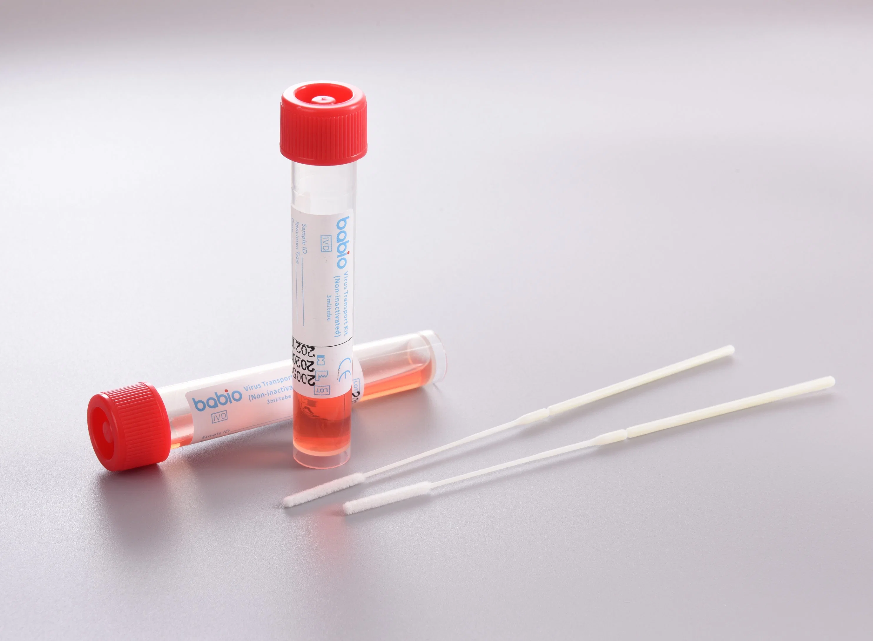 Tube with Np Flexible Swab Sample Collection Transport