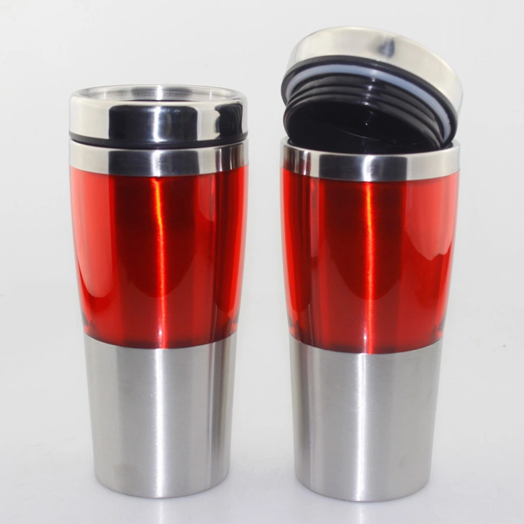 OEM à double paroi promotionnel Tasse de voyage en plastique en cadeau (SH-SC15)