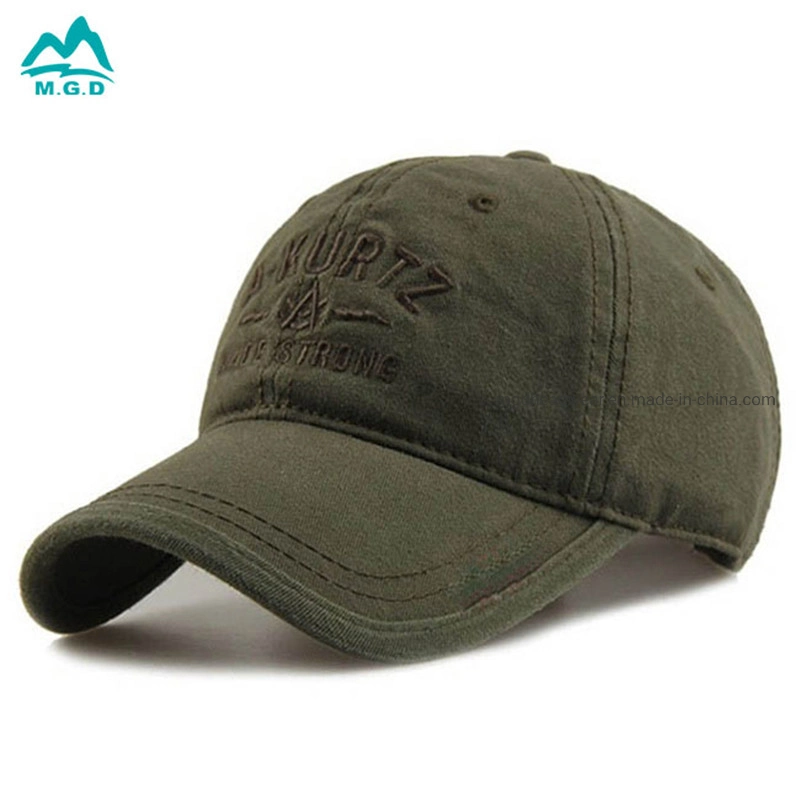 Unstructured Promotional Embroidery Logo Gorras deportivas de béisbol