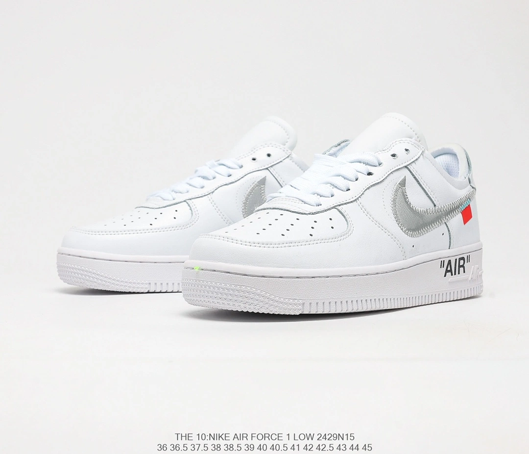 العلامة التجارية العصرية ثلاثة ألوان أحذية Air Force 1 العادية من Nike