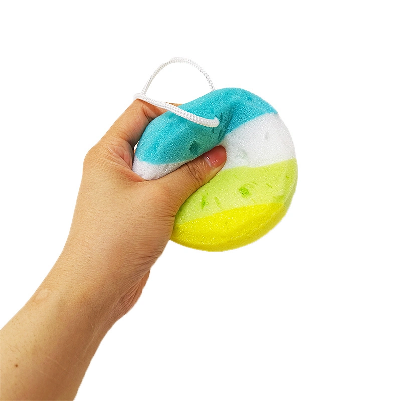 Round Bath Seaweed Bath Sponge Children Bath Sponge Bath Sponge Honeycomb Foam Bath Products