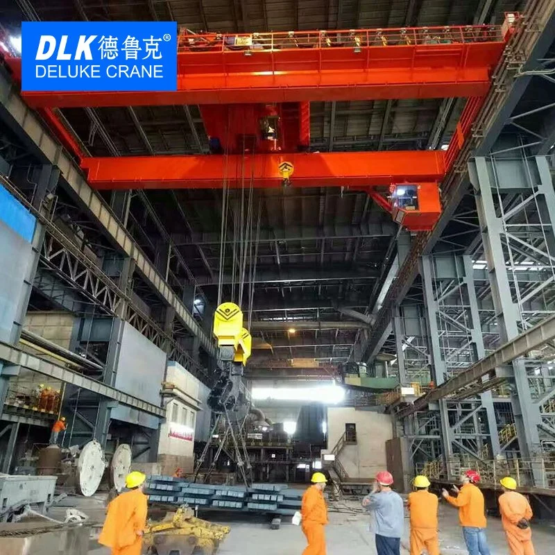 Qd Type 350 Ton Double Girder Overhead Crane with Winch Bridge Crane for Sale