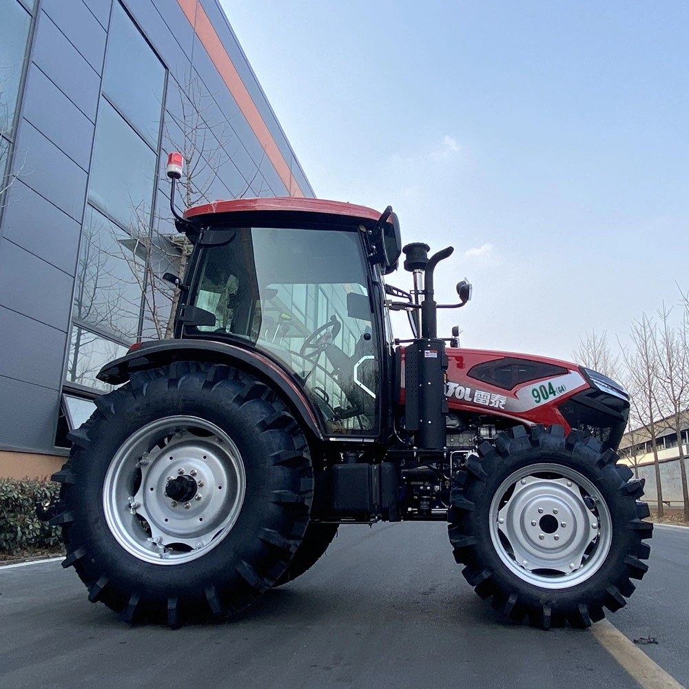 New Popular Multi-Functional 90HP Tires Best Farm Agriculture Tractors for Farm Use