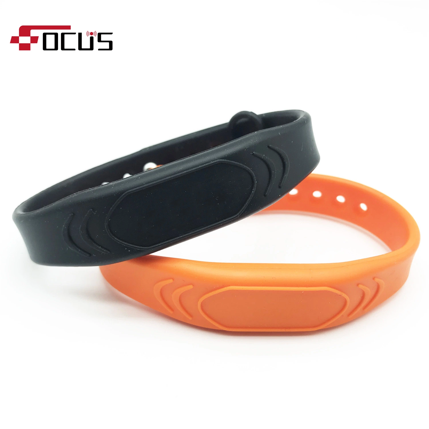 13.56MHz PVC RFID Wristband/Bracelet Silicone Wristband with Customized Logo