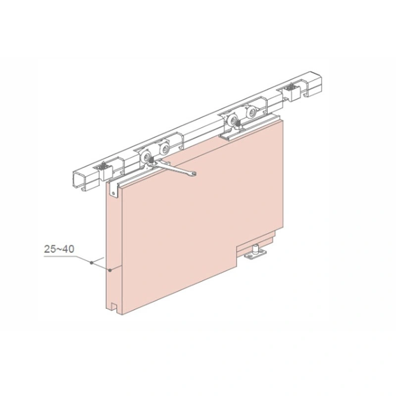 Tür Schiebetür Laufrolle 120kgs für Schiebetür / Schiebetür Hardware