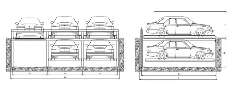 Online Wholesaletor Motor Chain Vertical Electric Smart Easy Car Parking System