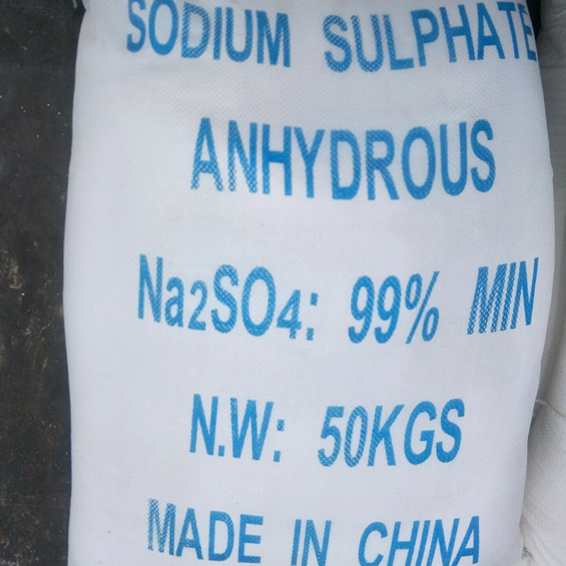 Sal de Glauber grado industrial Na2SO4 anhidro, sulfato de sodio para la industria textil/desinfectante/Fabricación de vidrio
