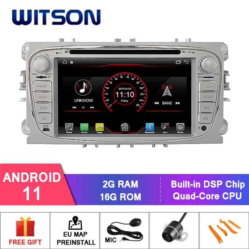 Android Quad-Core Witson 11 aluguer de DVD para a Toyota Camry construído em16GB Flash eme